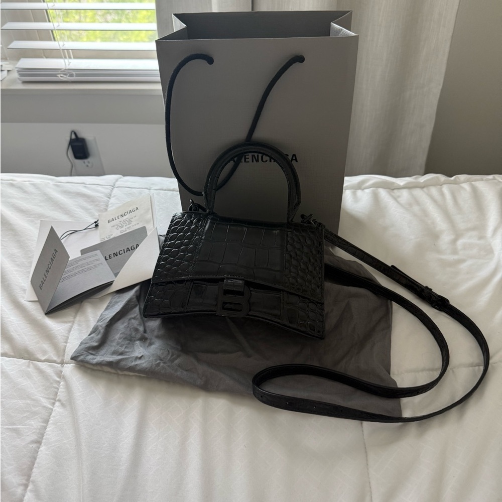 Balenciaga Hourglass XS Top Handle Bag